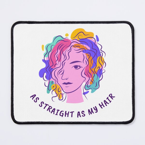 Item preview, As Straight As My Hair designed and sold by QueerZone0.