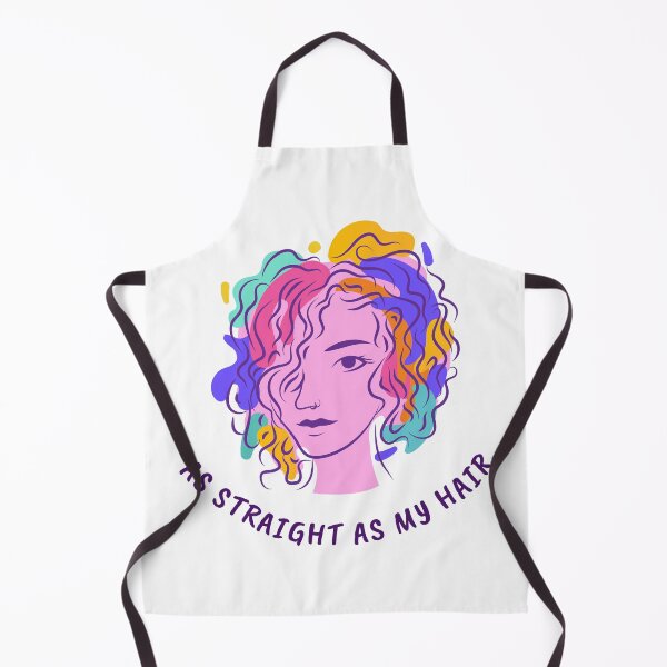 Item preview, As Straight As My Hair designed and sold by QueerZone0.