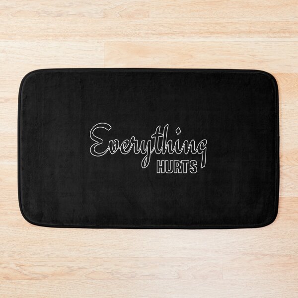 Item preview, Cool Funny Gym Workout Fitness Everything Hurts Text Fitted Scoop T-Shirt designed and sold by rollinsale.