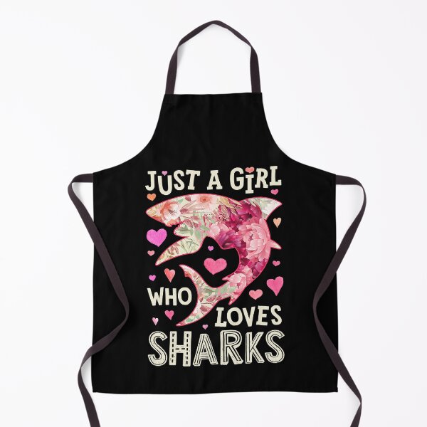 Item preview, Just A Girl Who Loves Sharks Sea Animal Flower Floral designed and sold by PerkinsAarav.