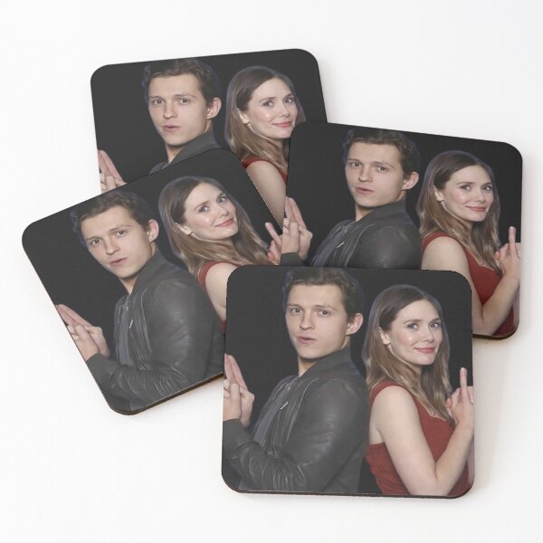 Item preview, Tom Holland And Elizabeth Olsen #q45 designed and sold by JohnBradyJBJ.