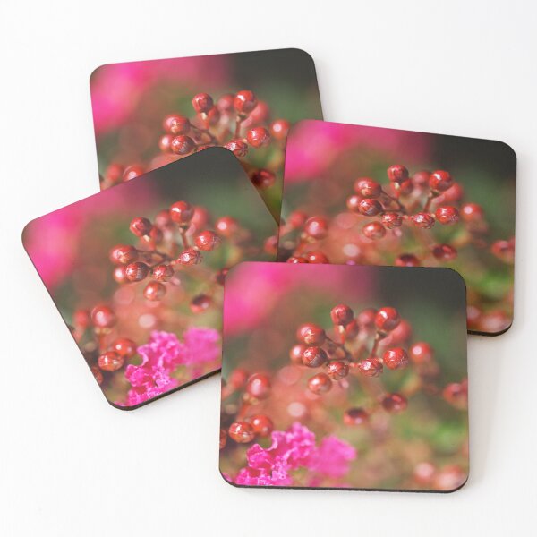 Item preview, Crepe Myrtle Bright Buds designed and sold by Joy Watson - Natural Light Photography .