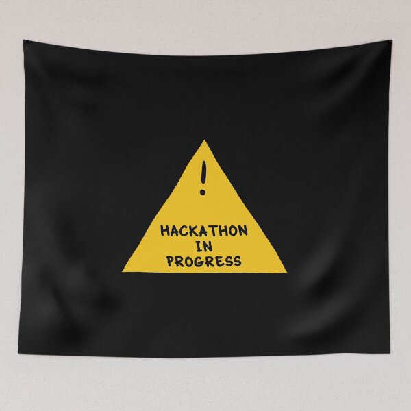 Item preview, ⚠ Hackathon In Progress ⚠ designed and sold by orlumbuspirate.