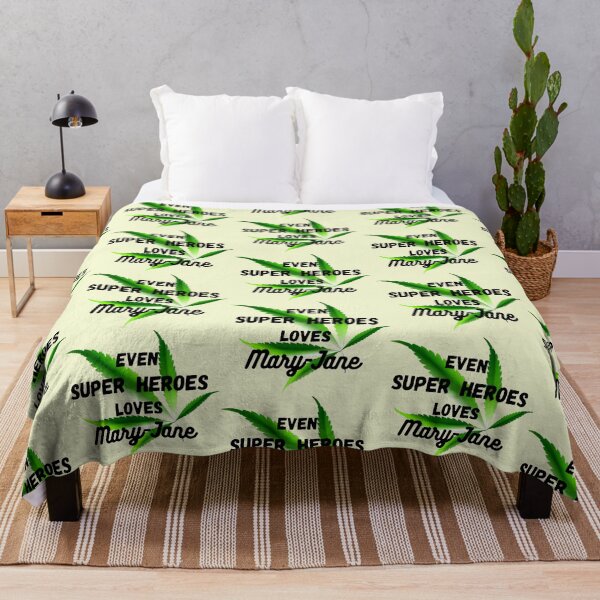 Item preview, Weed Lover Even Super Heroes loves Mary-Jane designed and sold by Hypnotees.