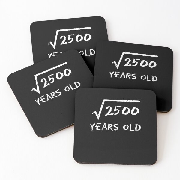 Item preview, Square Root of 2500 50th Birthday 50 Years Old Math Gift T Shirt designed and sold by TracyOliver3.