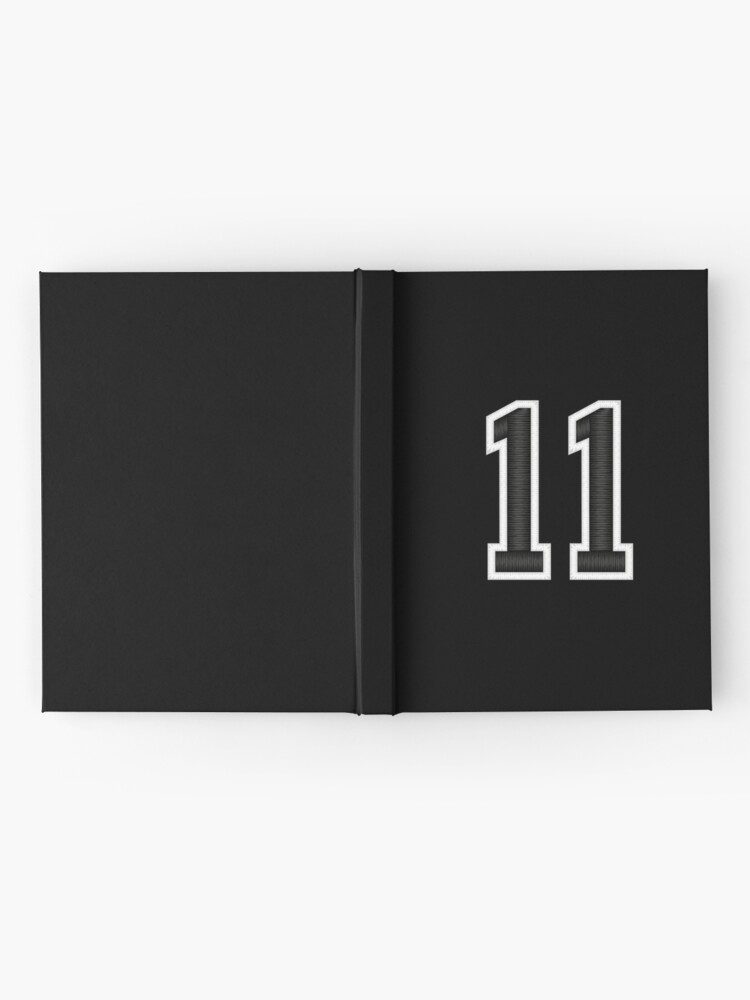 11 Black Jersey Sports Number Eleven Football 11 Journal