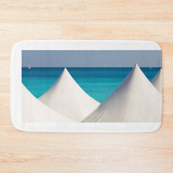 Item preview, Tents on the beach at Nice on the Cote d'Azur in France designed and sold by dieterich.