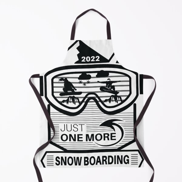 Item preview, Just one more snowboarding- Snowboard -Black designed and sold by Pixiam-Design.