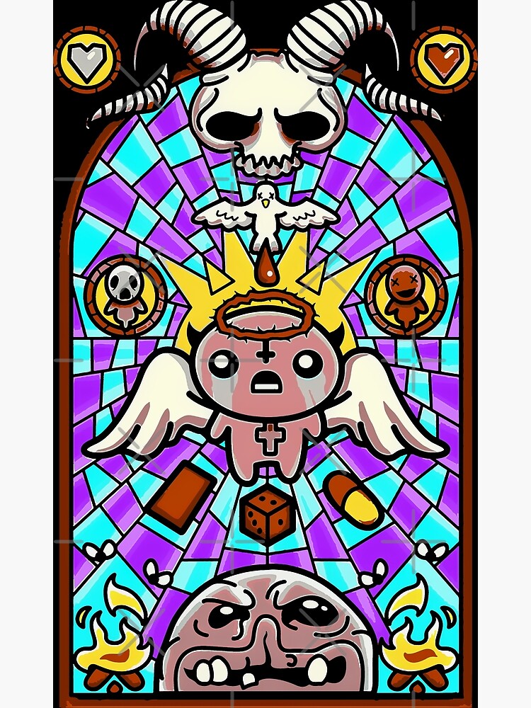 "The Binding Of Isaac" Poster for Sale by Dasosananii Redbubble