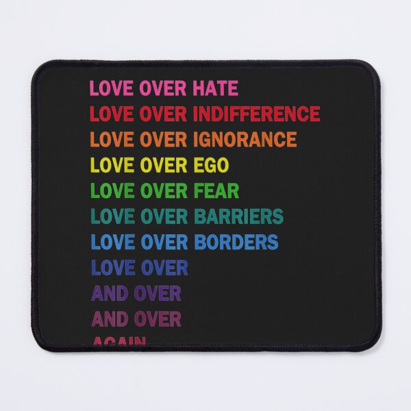 Item preview, love over hate, love over indifference LGB  Classic T-Shirt designed and sold by EkremEskikoy.