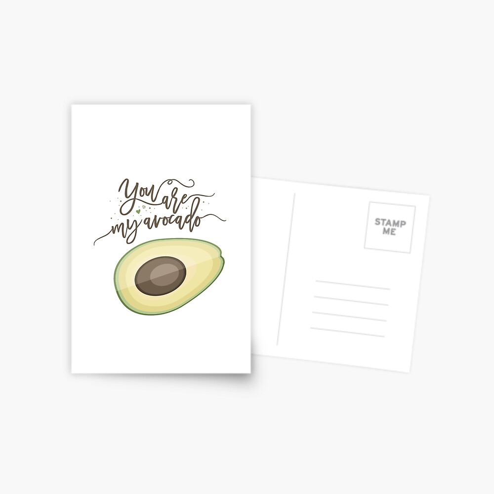You are my avocado! Postcard