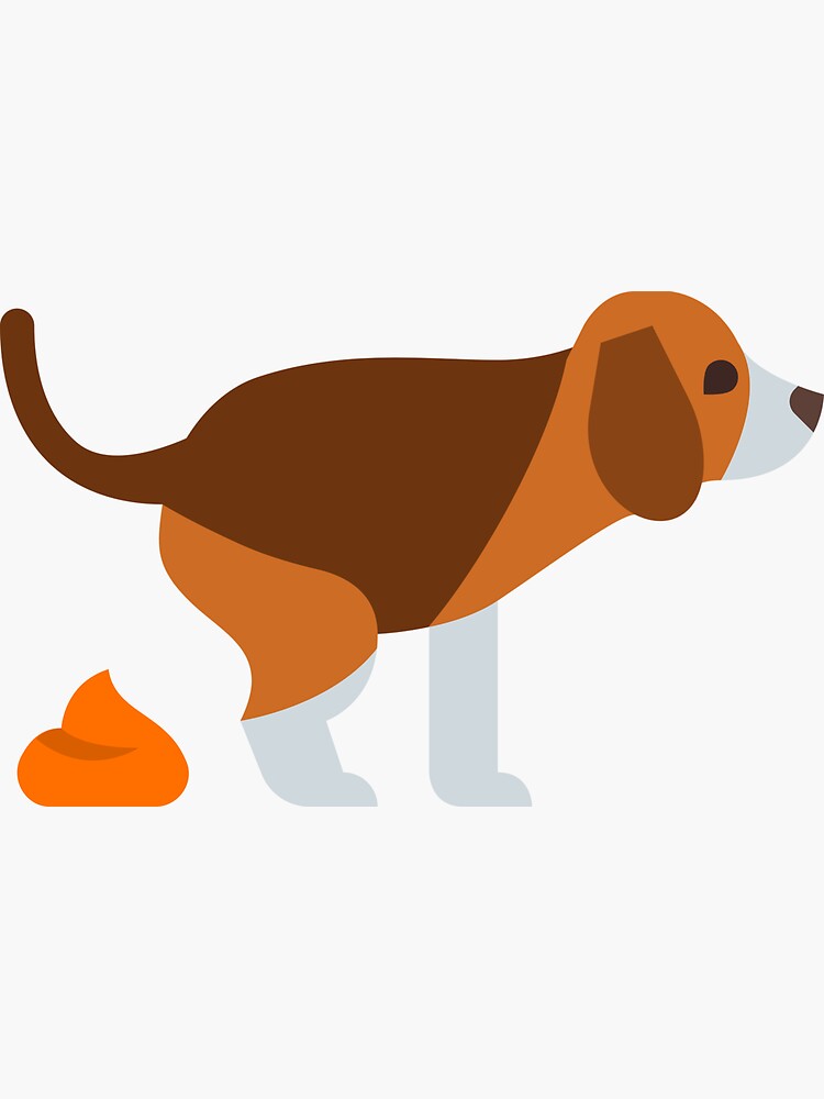 "Dogs Pooping " Sticker by rajnagar1107 Redbubble