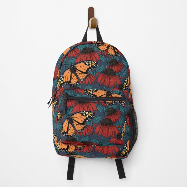Item preview, Monarch butterfly on red coneflowers designed and sold by Katerina Mitkova Kirilova.