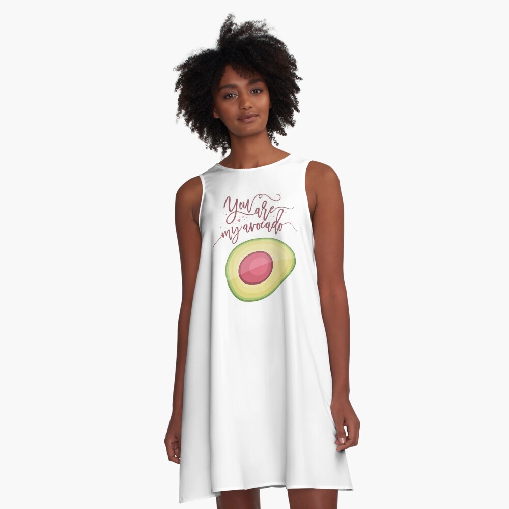 You are my avocado A-Line Dress
