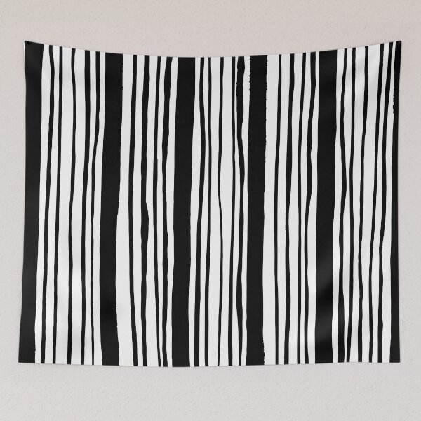 Item preview, Black and White Lines Abstract designed and sold by PeachyLitchi.