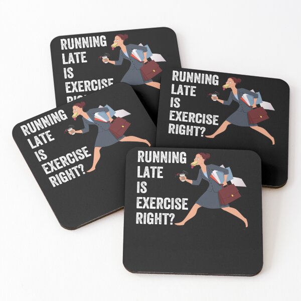 Item preview, Running Late Is Exercise Right Essential T-Shirt designed and sold by ricedali41.