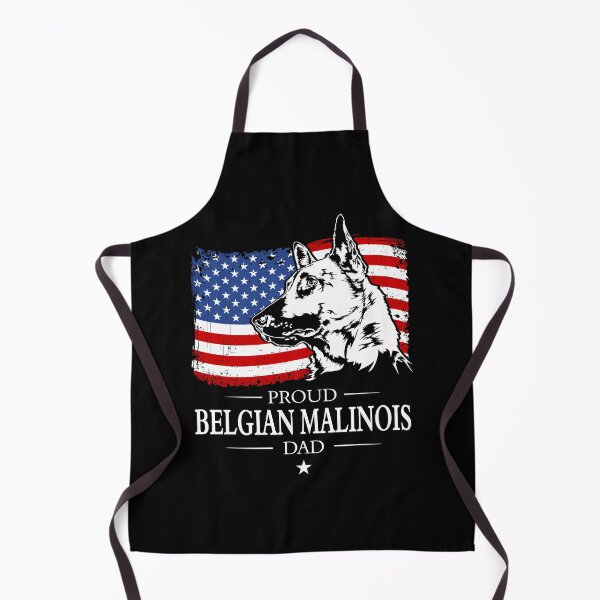 Item preview, Proud Belgian Malinois Dad America Flag Patriotic Dog designed and sold by dogarts.