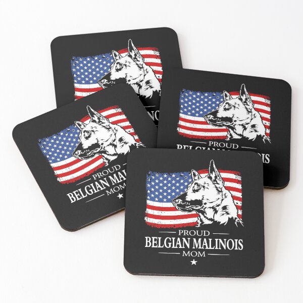 Item preview, Proud Belgian Malinois Mom America Flag Patriotic Dog designed and sold by dogarts.