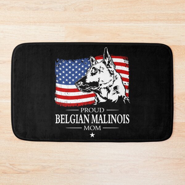Item preview, Proud Belgian Malinois Mom America Flag Patriotic Dog designed and sold by dogarts.