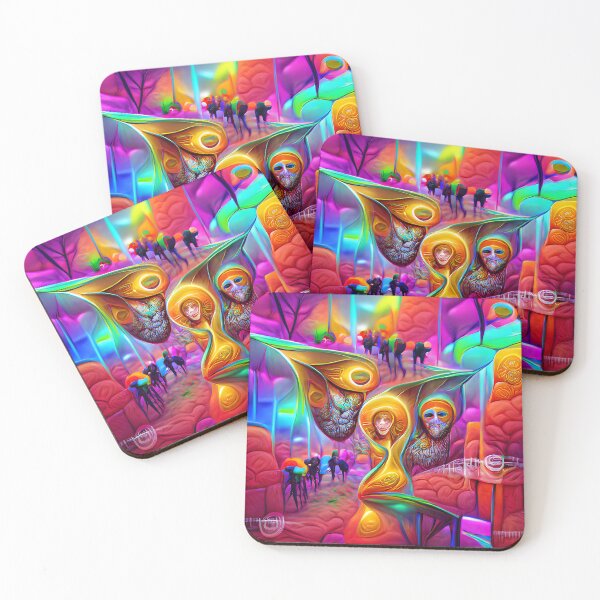Item preview, THE TRANSMIGRATION OF SOULS -- Ghosts Spirits Bright Colorful  designed and sold by glitchman2.