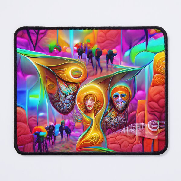 Item preview, THE TRANSMIGRATION OF SOULS -- Ghosts Spirits Bright Colorful  designed and sold by glitchman2.