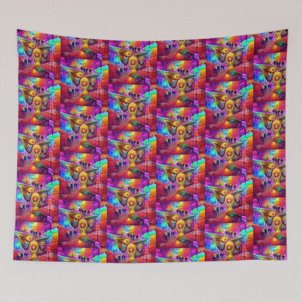 Item preview, THE TRANSMIGRATION OF SOULS -- Ghosts Spirits Bright Colorful  designed and sold by glitchman2.