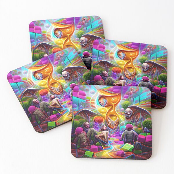 Item preview, THE TRANSMIGRATION OF SOULS -- Ghosts Spirits Bright Colorful  designed and sold by glitchman2.