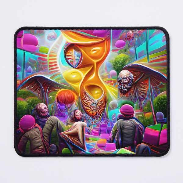 Item preview, THE TRANSMIGRATION OF SOULS -- Ghosts Spirits Bright Colorful  designed and sold by glitchman2.