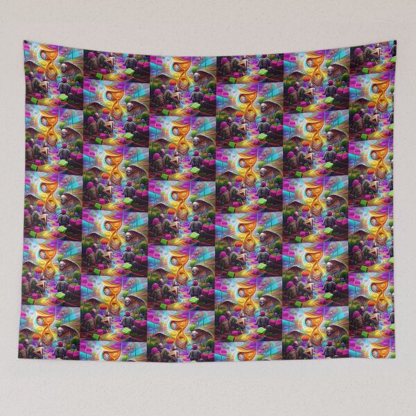 Item preview, THE TRANSMIGRATION OF SOULS -- Ghosts Spirits Bright Colorful  designed and sold by glitchman2.