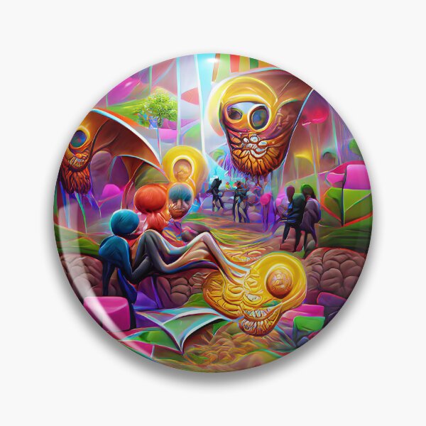 Item preview, THE TRANSMIGRATION OF SOULS -- Ghosts Spirits Bright Colorful  designed and sold by glitchman2.