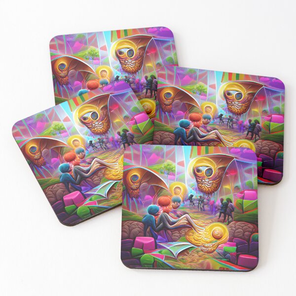 Item preview, THE TRANSMIGRATION OF SOULS -- Ghosts Spirits Bright Colorful  designed and sold by glitchman2.