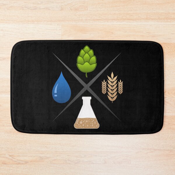 Item preview, Homebrewing Ingredients Water, Grain, Hops and Yeast designed and sold by BRU Design.