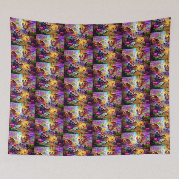 Item preview, THE TRANSMIGRATION OF SOULS -- Ghosts Spirits Bright Colorful  designed and sold by glitchman2.