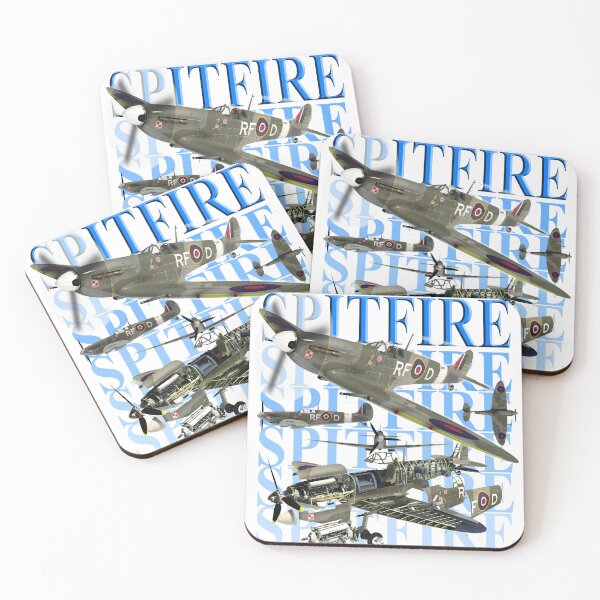Item preview, The Spitfire, Rge most famous British WW2 fighter plane. designed and sold by madbadmachines.