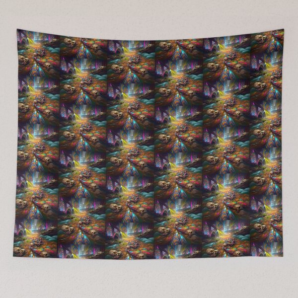 Item preview, The River of Souls -- Ghosts Spirits Bright Colorful  designed and sold by glitchman2.