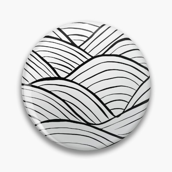 Item preview, Minimal Mountains - Black and White designed and sold by PeachyLitchi.
