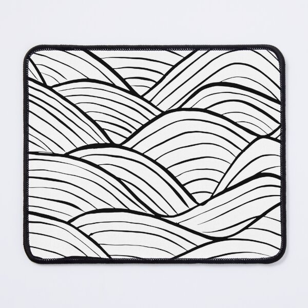 Item preview, Minimal Mountains - Black and White designed and sold by PeachyLitchi.