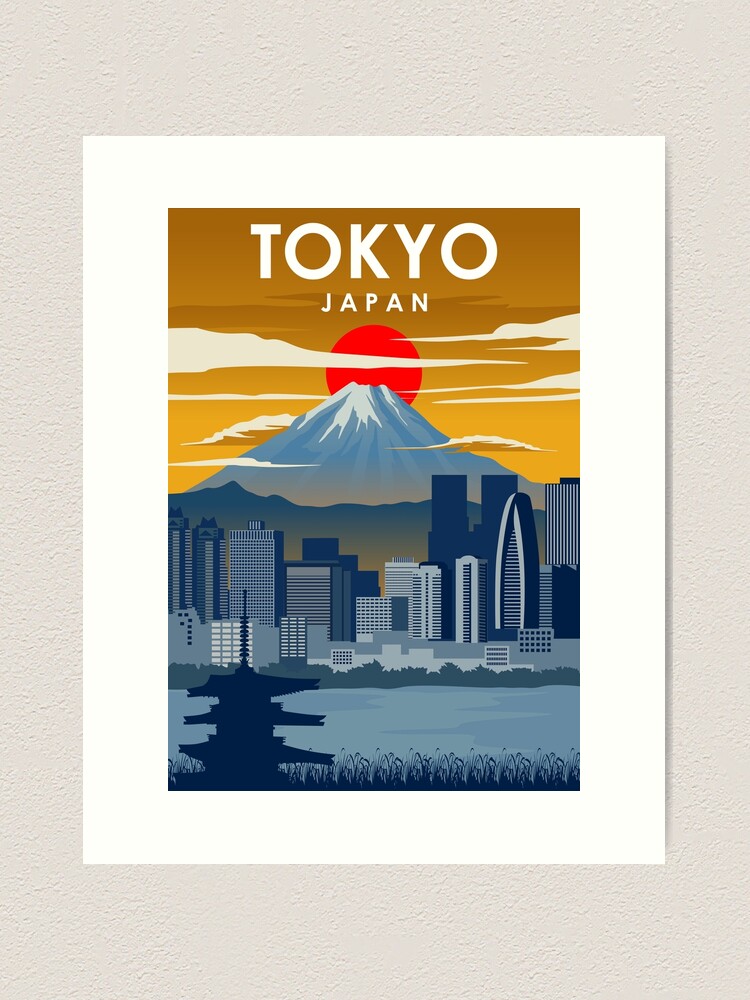 Affiche Tokyo - Japon – Frame Century
