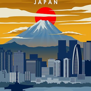 Mount Fuji poster (1930s)  Vintage travel posters Japan – The Trumpet Shop  Vintage Prints