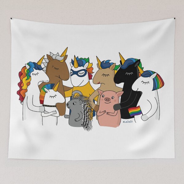 Aperçu de l'œuvre équipement de licorne créée et vendue par LaDaDi.