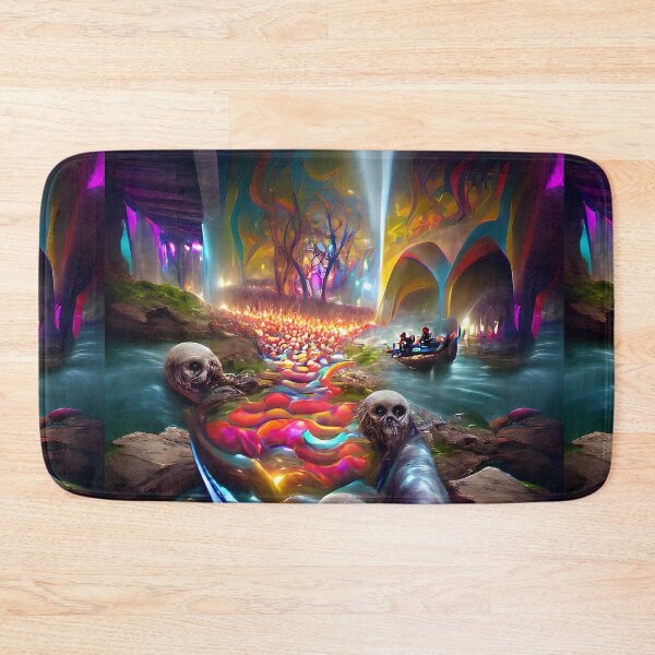 Item preview, The River of Souls -- Ghosts Spirits Bright Colorful  designed and sold by glitchman2.