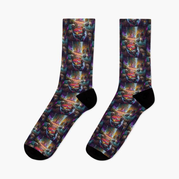Item preview, The River of Souls -- Ghosts Spirits Bright Colorful  designed and sold by glitchman2.