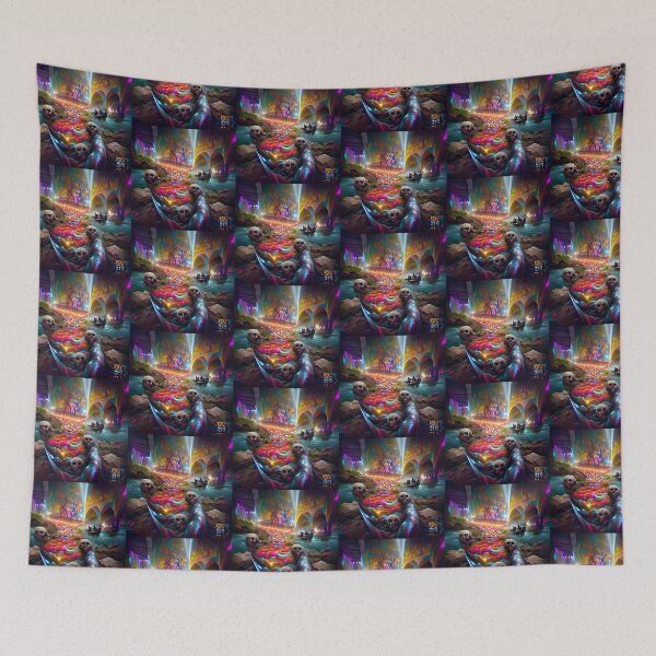 Item preview, The River of Souls -- Ghosts Spirits Bright Colorful  designed and sold by glitchman2.