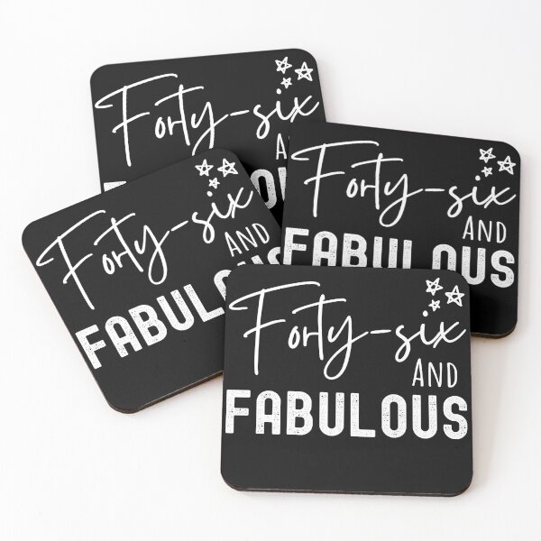 Item preview, 46 And Fabulous Birthday designed and sold by Equitees.