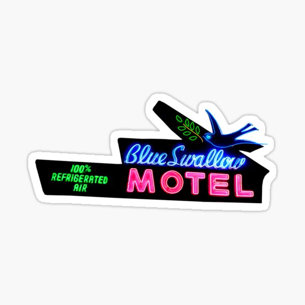 Item preview, Blue Swallow Motel Neon Sign Route 66  designed and sold by hilda74.