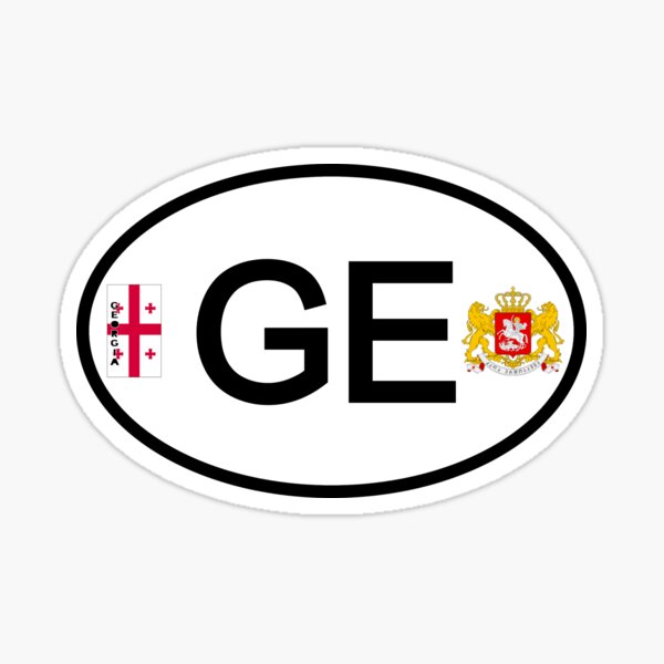 Item preview, Georgia country code vehicle registration  designed and sold by Travellerz.