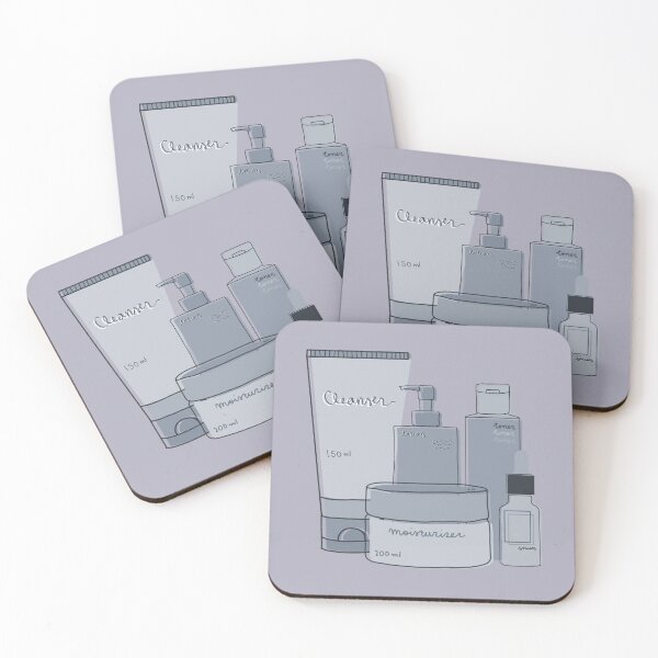 Item preview, Skincare Essentials (Powder Blue Theme) designed and sold by aaalou.