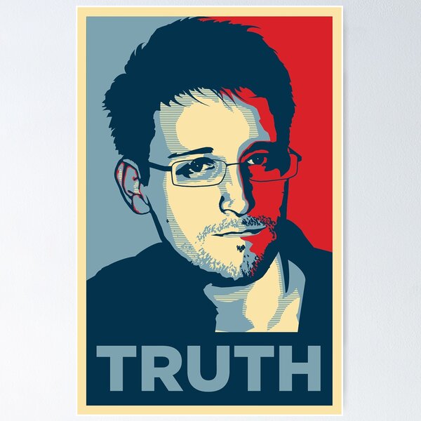 Item preview, Edward Snowden Portrait designed and sold by OnlyC.