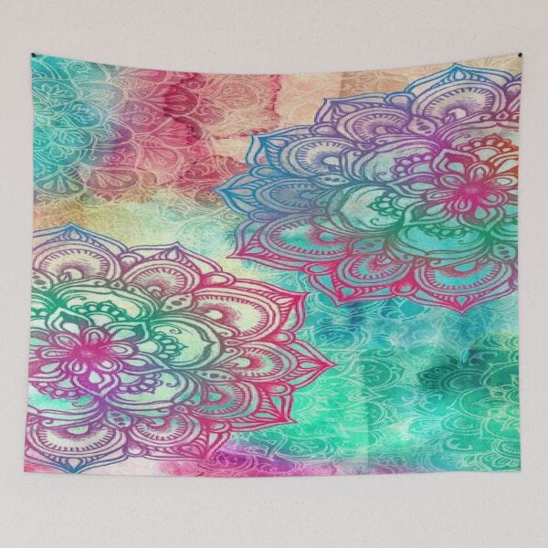Item preview, Flower Colorful Art Kulture Bandana designed and sold by bgyg.