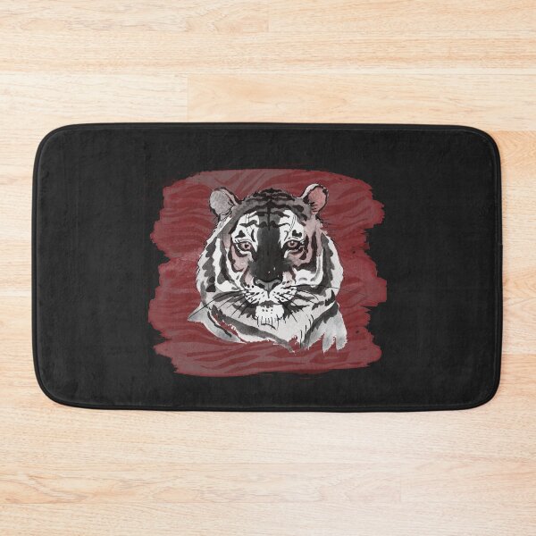 Item preview, White Tiger Abstract designed and sold by HappyLifeCreate.